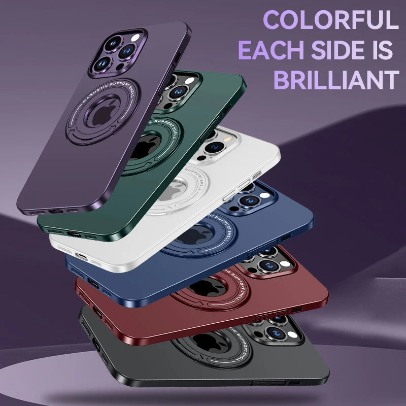 Luxury Magnetic Stand Case For iphone